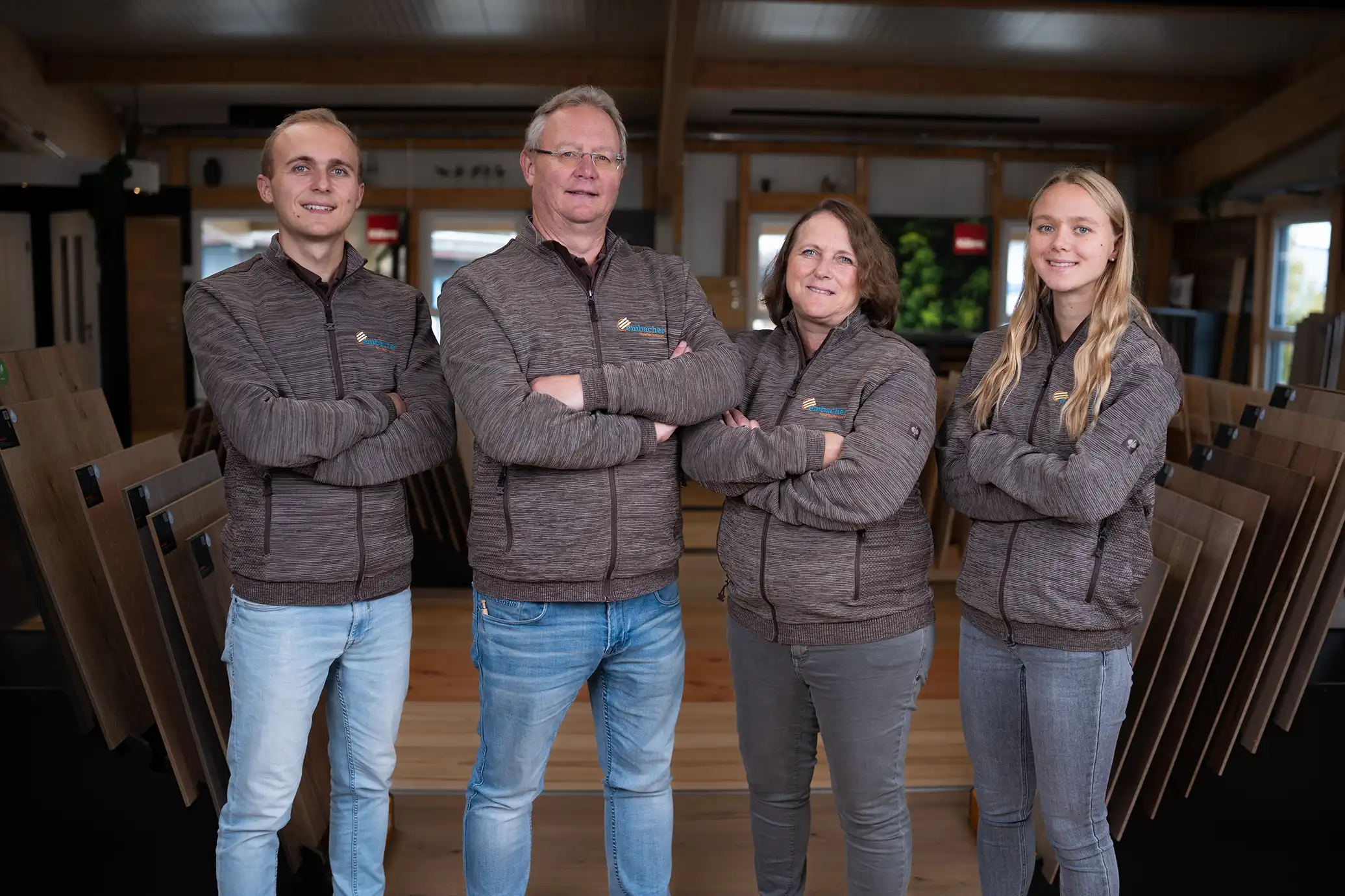 Familie Embacher vom Holzfachmarkt Embacher in Staig