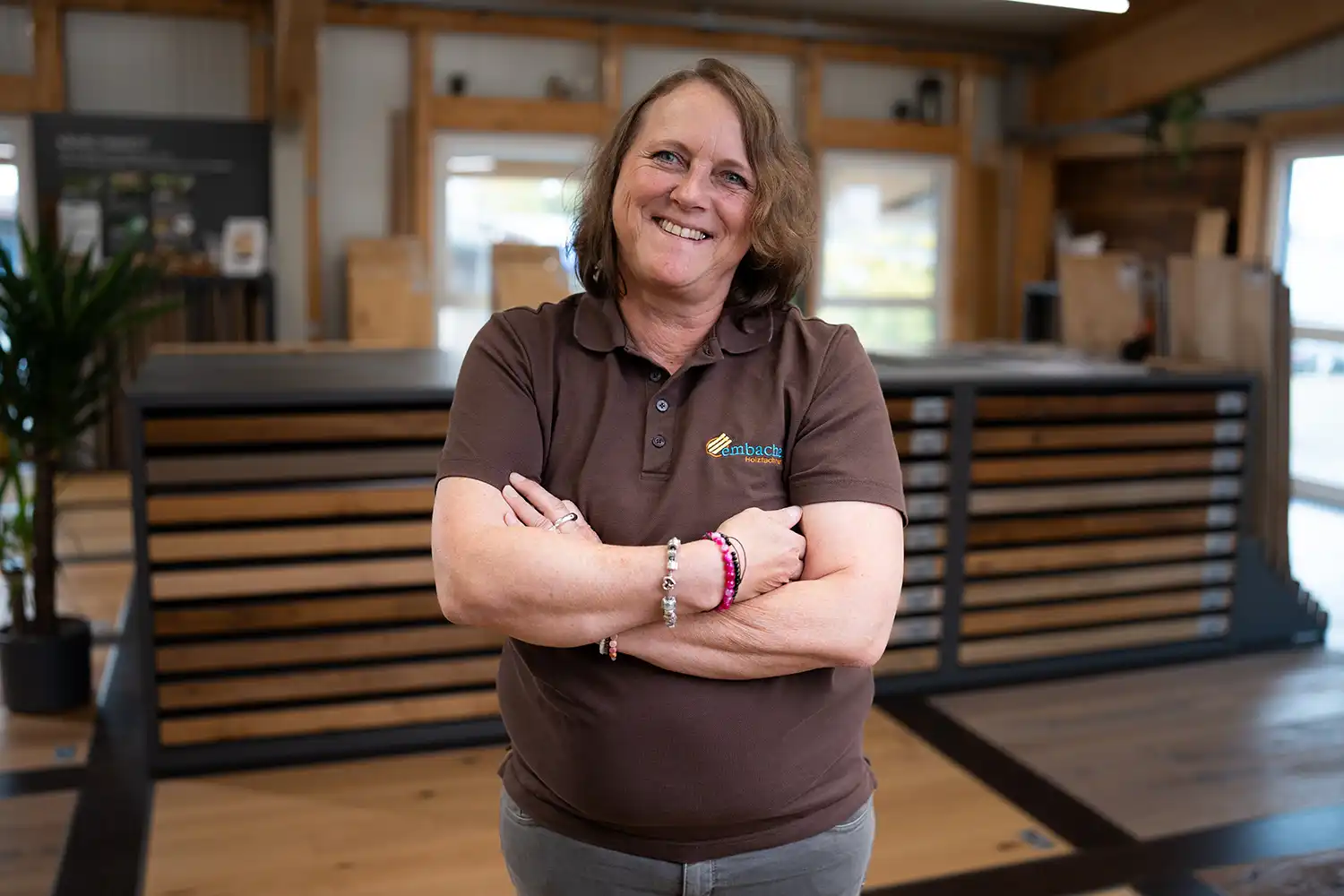 Andrea Embacher vom Holzfachmarkt Embacher