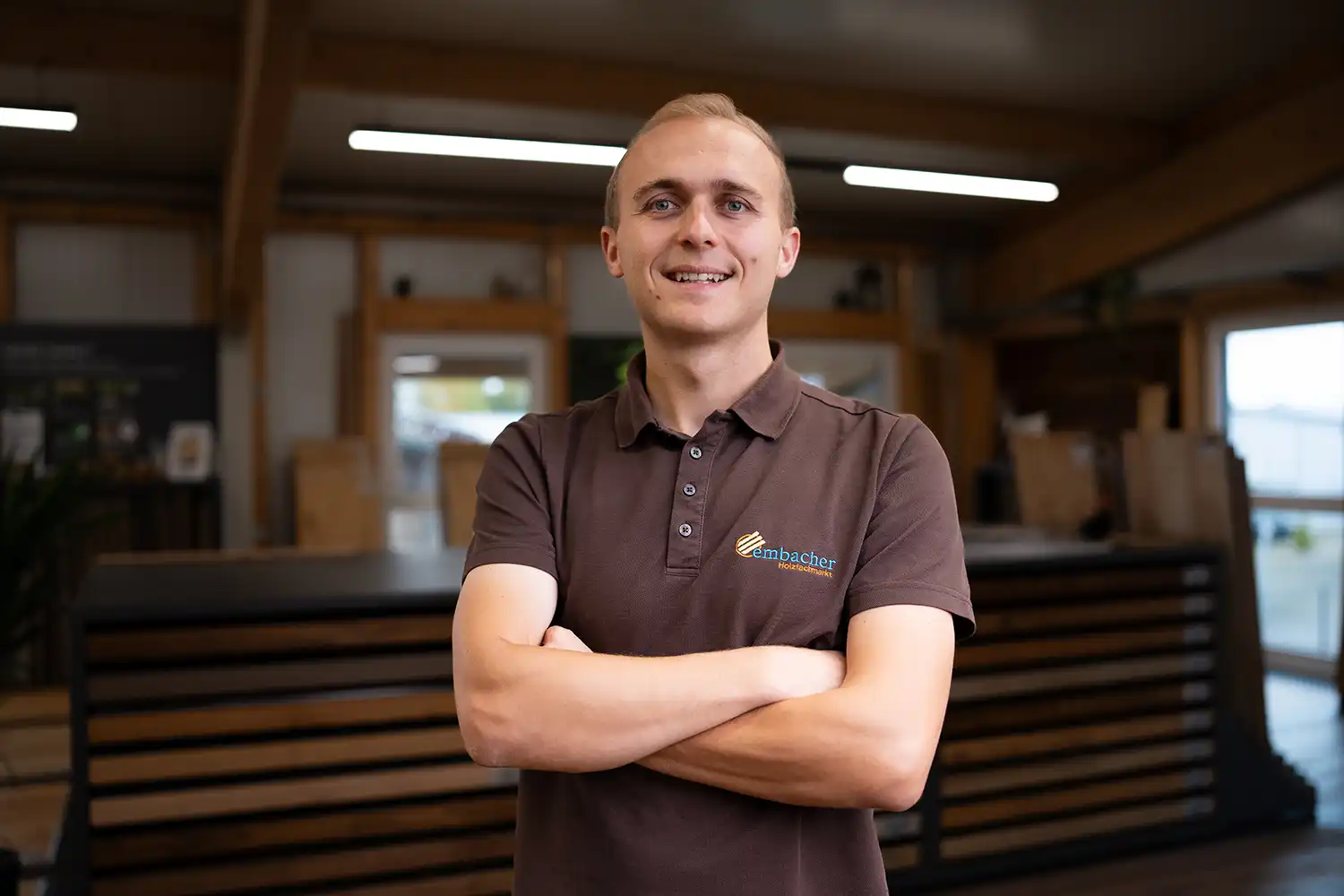 Nick Embacher vom Holzfachmarkt Embacher